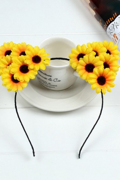 Pretty Cute Ladies Daisy Flower Patterned Headband