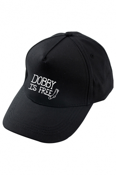 Cool Girls Letter Dobby Is Free Sock Graphic Cap in Black