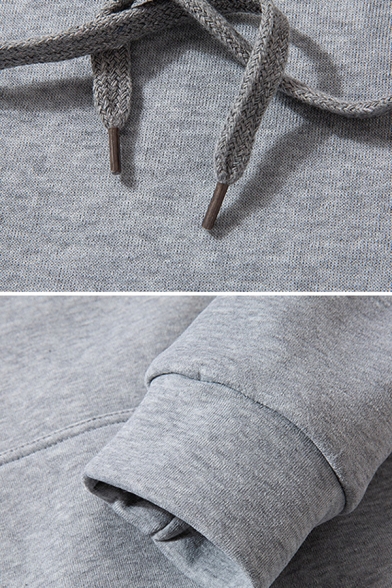 Trendy Boys Letter Nasa Printed Long Sleeve Kangaroo Pocket Regular Fit Hoodie & Ankle Fitted Sweatpants Co-ords