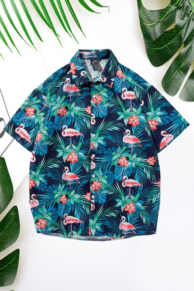 floral beach shirt