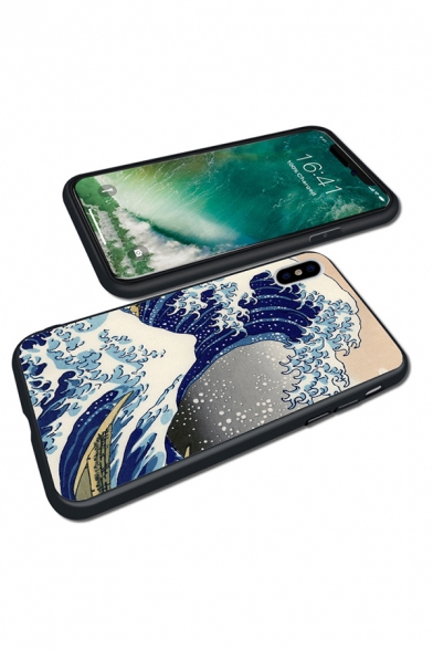 Fashionable Cartoon Wave Patterned iPhone 11 Pro Phone Case in Black