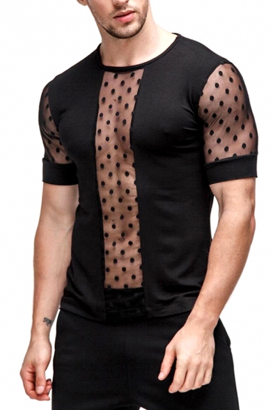 polka dot t shirt mens