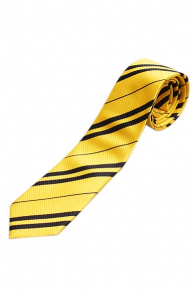 Unisex Fashionable Anime Striped Patterned Work Tie