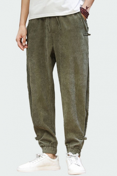 mens cuffed corduroy pants