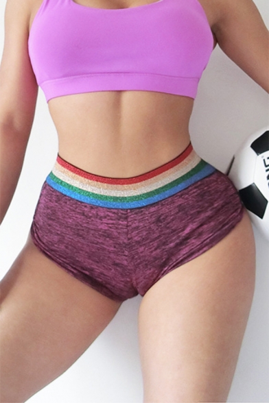 Women's Buff Lifter Hip Enhance Elastic Waist Skinny Hot Shorts