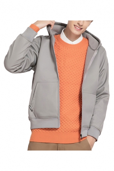 hooded casual jacket