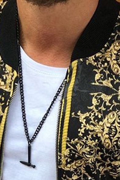 Basic Mens Jacket Leopard Skin Floral Swirl Printed Zipper down Stand Collar Long Sleeve Slim Fitted Varsity Jacket