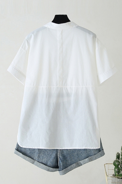 school white short sleeve shirts