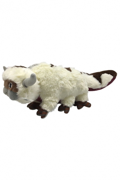 Kawaii Anime Peripheral Fluffy Cow Toy in White