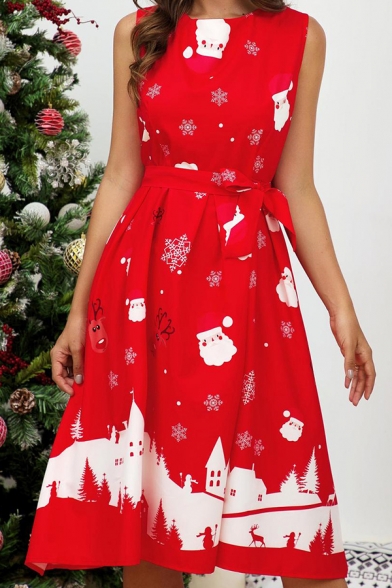 fitted christmas dress