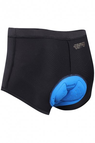 Cool Mens Shorts Breathable Mesh Quick Dry Silicone Pad Slim Fit Cycling Underwear