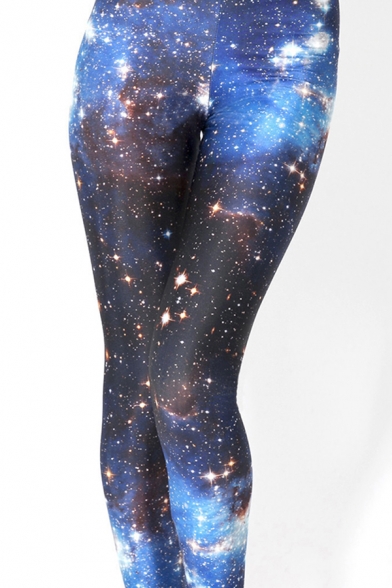 Unique Women's Leggings Space Galaxy Plaid Piano Pattern High Rise Full Length Skinny Leggings