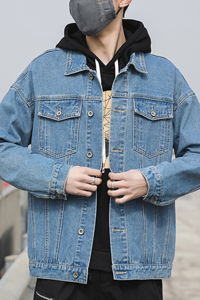 relaxed fit denim jacket