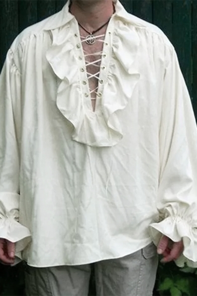 Men shirt Renaissance Cotton Shirt Medieval
