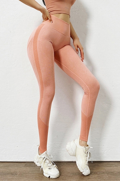 Sports Womens Leggings Quick Dry Peach Butt High Waist Ankle Length Skinny Fit Yoga Leggings