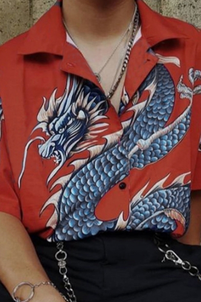 shirt with dragon print