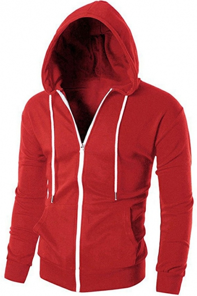 Popular Hoody Sweatshirt Hoodie Long-sleeved Kangaroo Pocket Design Drawstring Hoodie for Men
