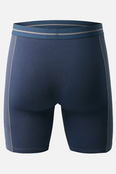 Men Modern Shorts Striped Printed Elasticated Waist Mid Rise Slim Fit Shorts