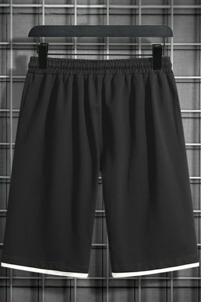 Fashionable Shorts Animals Print Mid-Rised Drawstring Elastic Waist Straight Loose Fit Shorts for Men