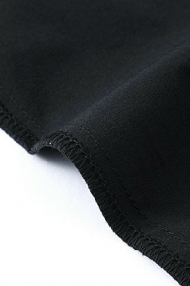 Men's Leisure Shorts Pure Color Drawstring Elastic Waist Zipper Pocket Detail Straight Fit Shorts