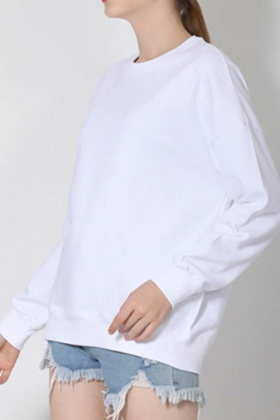 Metrosexual Men's Hoodie Plain Drawstring Kanga Pocket Long-sleeved Relaxed Fit Hoodie