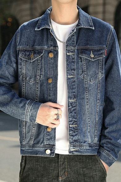 multi colored jean jacket men's