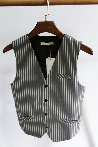 patterned suit vest