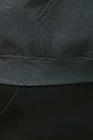 Comfy Hoodie Plain Drawstring Long-sleeved Pocket Rib Hem Regular Hoodie for Men