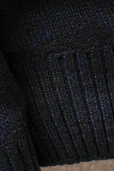 Men Creative Cardigan Color Block Drawstring Hooded Zipper Long Sleeve Relaxed Cardigan