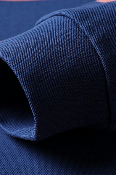 Simple Mens Shirt Stripe Pattern Long Sleeves Turn-down Collar Regular Fit Button Shirt