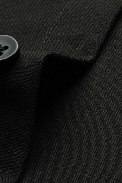 Hot Guys Shirt Geometric Pattern Turn-down Collar Long-Sleeved Fitted Button Placket Shirt