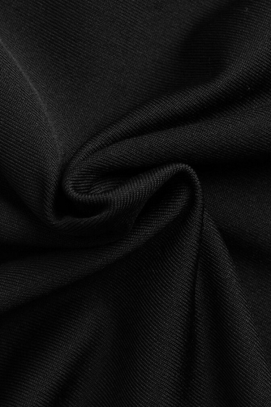 Leisure Ladies Slip Solid Lace Half Sleeve Asymmetrical Hem Midi Flare Dress