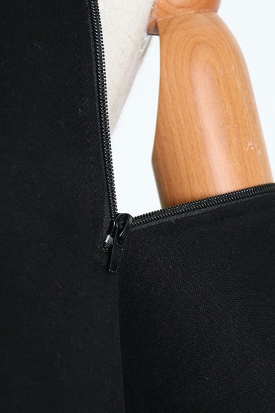 Unique Ladies Hoodie Solid Zip Up Hollow Kangaroo Pocket Long Sleeve Hoodie