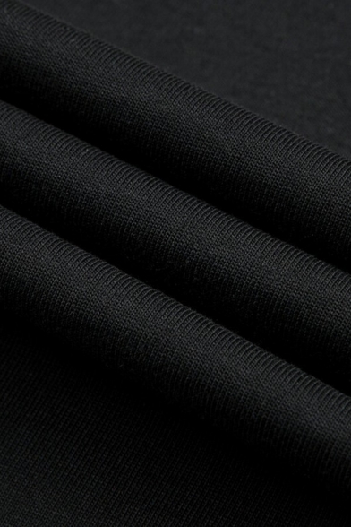 Urban Men's Polo Shirt Pure Color Short-sleeved Spread Collar Button Relaxed Polo Shirt