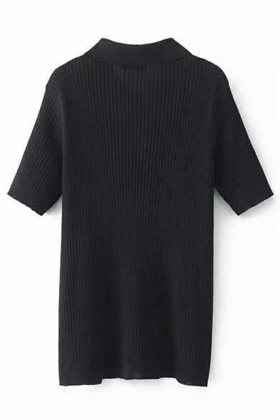 Large Size Ice Silk Short-sleeved T-shirt Women's Summer Simple Plain Pullover T-shirt