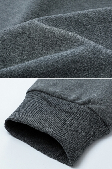 Popular Guys Whole Colored Long Sleeve Pocket Decoration Stand Neck Zipper Hoodie