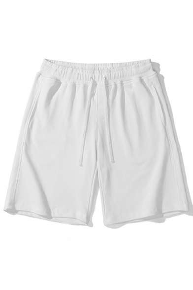 Simplicity Slim Fit Sports Pants Plain Athletic Shorts Elasticated Waistband With A Drawstring Fastening