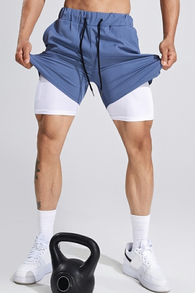 Oversized Fit Sports Shorts Plain Polyester Shorts Elasticated Waistband With A Drawstring Fastening