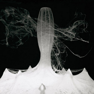Zeppelin Shape Suspension Pendant Made From Silk