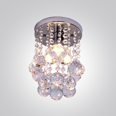 

Contemporary Style Crystal Beads and Balls Falling Foyer Light Flush Mount Lights, HL360250