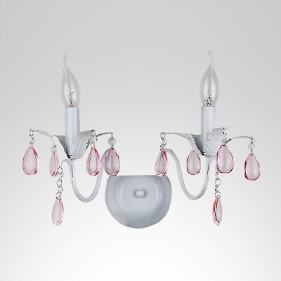 Give Your Wall Delicate Accent with this Hand-cut Crystal Wall Sconce.
