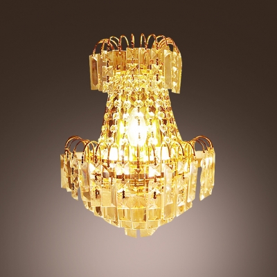 Sophisticated Innovative Crystal Wall Sconce Offers Welcomed Addition to Any Luxury Decor