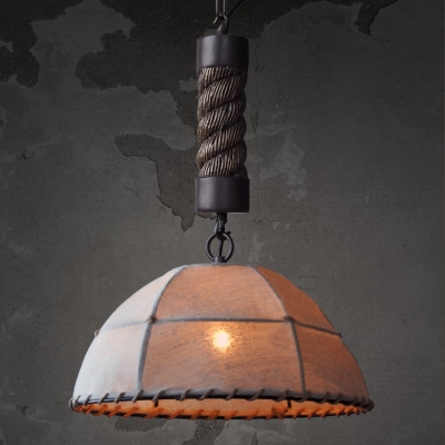 

Industrial 1 Light LED Pendant with Marble Shade, HL371952