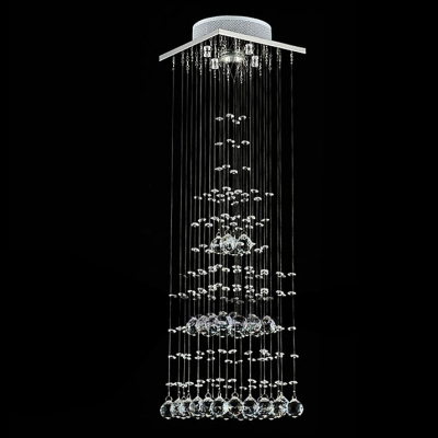 Amazing Design Hanging Sparkling Clear Crystal Balls Chandelier Ceiling Lights