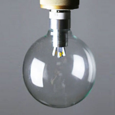 Bullet Bulb Industry LED Ceiling Pendant with Black Cord