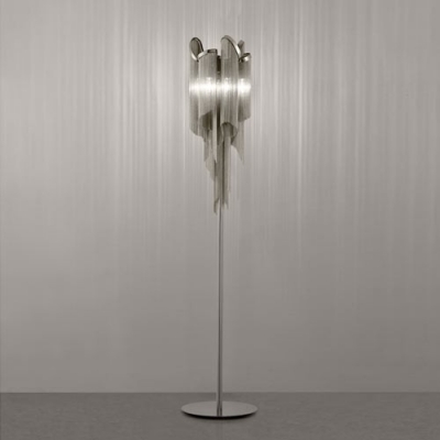 Chain Shaded Floor Lamp in Modern Designer Fashion