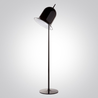 Lovely and Beautiful Pink/Black Finished Hat Shaped Designer Floor Lamp