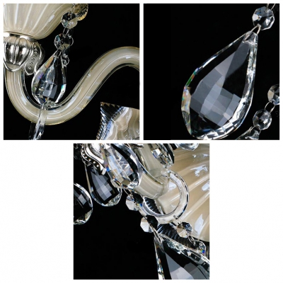Sparkling Vase Design Crystal Wall Light Fixture Offers an Elegance Embelishment