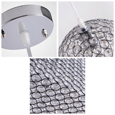 Spectacular Pendant Light Features Brilliant Lights Illuminate the Glorious Clear Crystal Producing Unforgettable Glitter