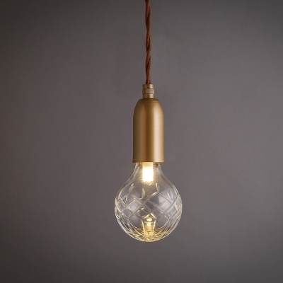 Bulb Shape Clear Glass Mini Pendant Light Beautifulhalo Com